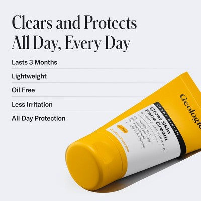 Geologie Clear System Clear Skin Face Cream 2 fl oz EXP 05/2026 - New by This is Beauty US