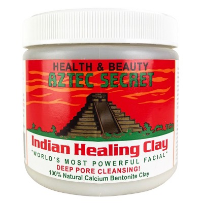 Aztec Secret Indian Healing Clay Deep Pore Cleansing Face &amp; Body Mask, Natural Calcium Bentonite Clay 15.5oz - New