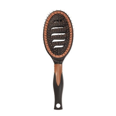 Conair Copper Pro Quick Blow Dry Vented Copper Pin Cushion Vent Hair Brush All Hair - New by This is Beauty US