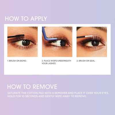 KISS Products Falscara Clear Band Lash Extension Kit 36ct - Imperfect Box