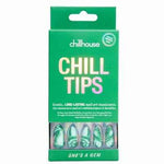 Chillhouse Chill Tips Press-On Fake Nails Shes a Gem 24ct - New