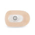 TELETIES Medium Flat Round Hair Clip Almond Beige - New by This is Beauty US