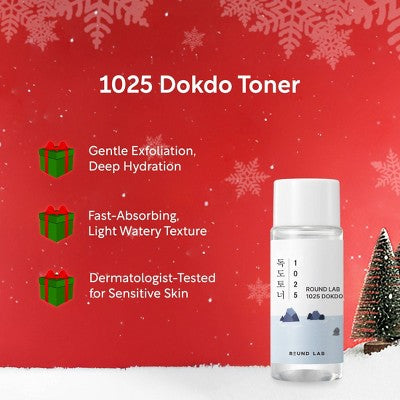 Round Lab 1025 Dokdo Travel Skincare Gift Set 4pc - Missing Box by This is Beauty US