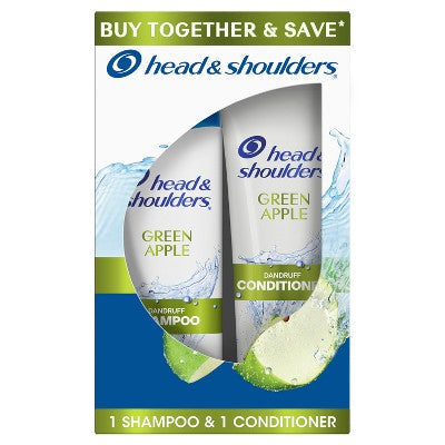 Head &amp; Shoulders Green Apple Dual Pack 23.4 fl oz/2ct - New by This is Beauty US