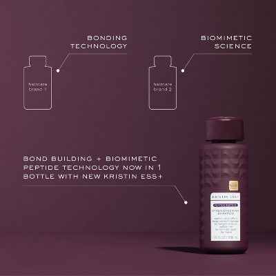 Kristin Ess + Peptide Restore Strengthening Shampoo 10 fl oz - Imperfect Container