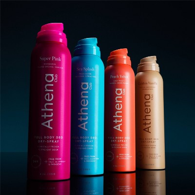 Athena Club Dry Touch Deo Body Spray Golden Vanilla 4oz - Imperfect Container by This is Beauty US