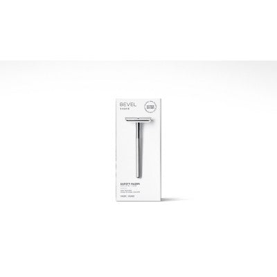 Bevel Mens Safety Razor with 10 Double Edge Blade Refills - Imperfect Box by This is Beauty US