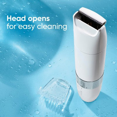 Venus for Pubic Hair &amp; Skin Gentle Trimmer + 1 Attachment Comb 2pk - Imperfect Box