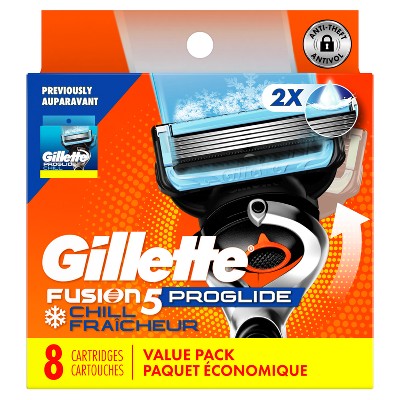 Gillette ProGlide Chill Razor Refills for Men 8 Blade Refills - Imperfect Box by This is Beauty US