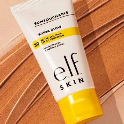 e.l.f. SKIN Suntouchable Whoa Glow Sunscreen &amp; Primer Sunlight SPF 30 1.69 fl oz - Missing Box by This is Beauty US
