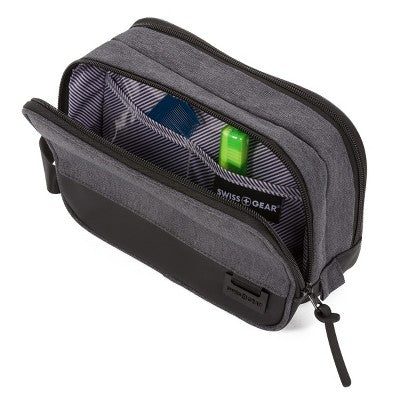 SWISSGEAR Heather Gray Toiletry Bag - New by This is Beauty US