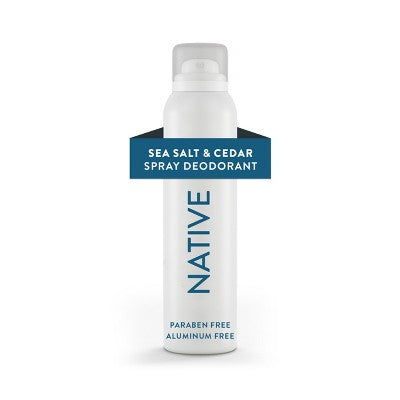 Native Spray Deodorant Sea Salt &amp; Cedar 3.5oz - Imperfect Container