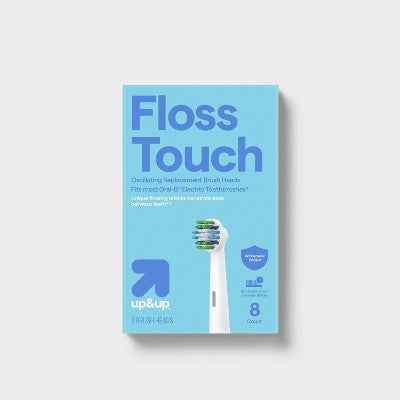 Floss Touch Oscillating Brush Heads Up&amp;Up - Imperfect Box