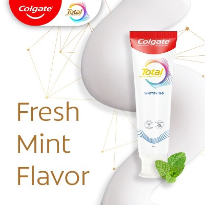 Colgate Total Active Prevention Whitening Toothpaste Mint 5.1oz/2pk - Imperfect Box by This is Beauty US