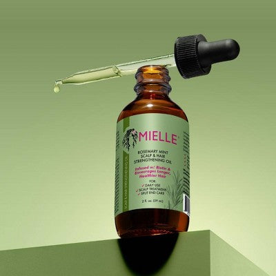 Mielle Organics Rosemary Mint Scalp &amp; Strengthening Hair Oil 2 fl oz - New by This is Beauty US