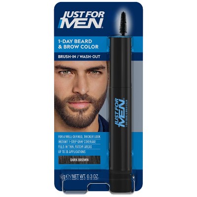 Just For Men 1-Day Beard &amp;  Brow Color Dark Brown - New