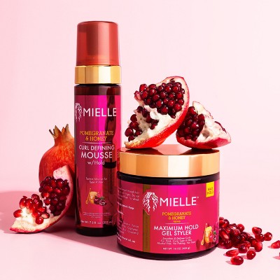 Mielle Organics Pomegranate and Honey Curl Defining Mousse with Hold 7.5 fl oz - Imperfect Container by This is Beauty US