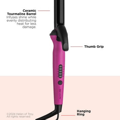 Revlon Easy Heat Precision Hair Curling Iron 1" - Imperfect Box by This is Beauty US
