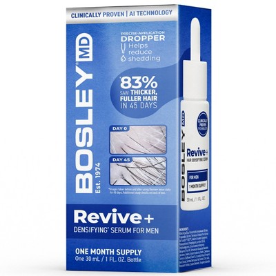 BosleyMD Revive + Densifying Hair Regrowth Serum for Men 1 fl oz - Imperfect Box by This is Beauty US