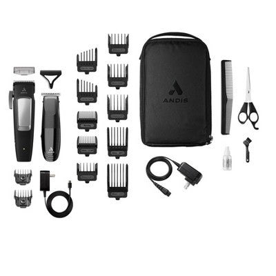 Andis inCred Clipper &amp; Cordless T-Blade Lithium Trimmer Kit 23pc - Imperfect Box