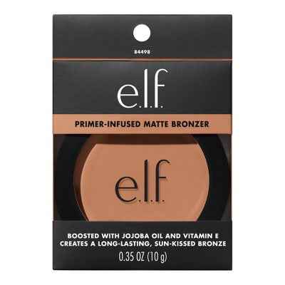 e.l.f. Primer-Infused Matte Bronzer Fresh Tan 0.35oz - New