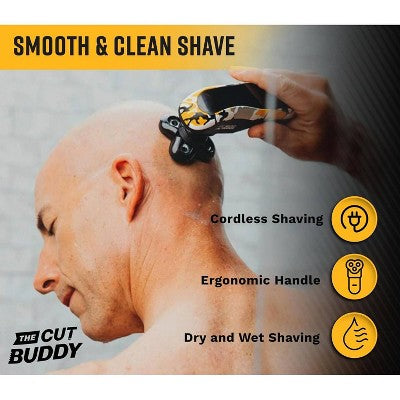 The Cut Buddy Bald Buddy Electric Cordless Head Shaver - Imperfect Box by This is Beauty US