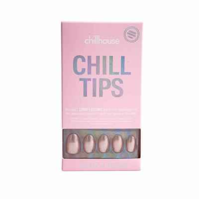 Chillhouse Chill Tips Press-On Fake Nails - Raise a Glass 24ct - New
