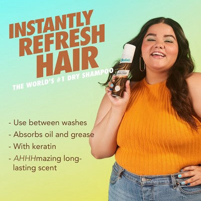 Batiste Dark Brown Dry Shampoo 5.71oz - Imperfect Container by This is Beauty US