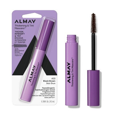 Almay Thickening &amp; Tint Mascara 403 Black Brown 0.28 fl oz - New