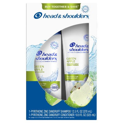 Head &amp; Shoulders Green Apple Dual Pack 23.4 fl oz/2ct - New by This is Beauty US