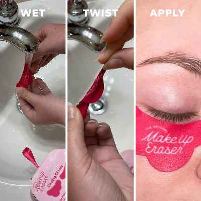 MakeUp Eraser Cooling Clouds Under-Eye Patches With Laundry Bag 1ct - New