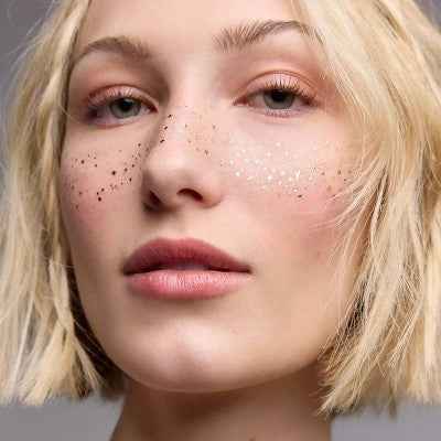 Fazit Gold Glitter Freckle Makeup Patches - New