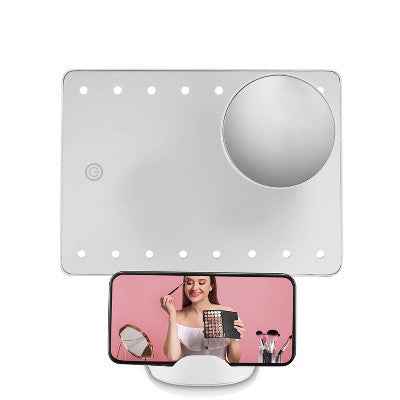 Conair LED Hollywood Lighted Social Media Makeup Mirror White - Imperfect Box