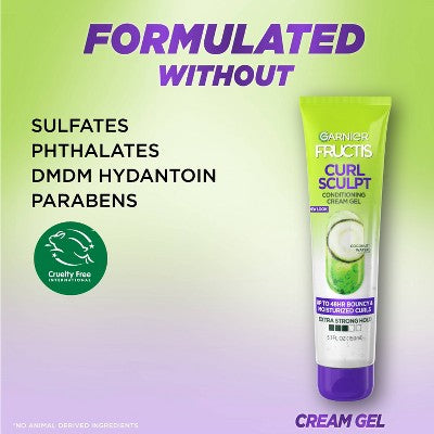 Garnier Fructis Style Curl Sculpt Conditioning Cream Gel 5.1 fl oz - New by This is Beauty US