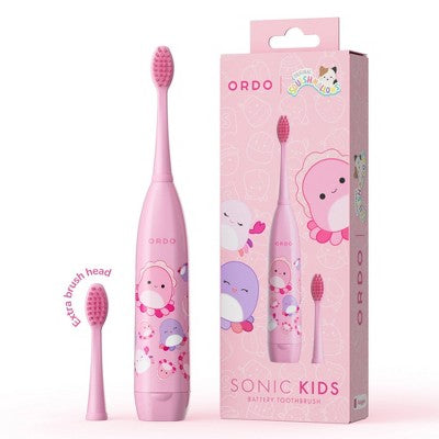 ORDO Sonic Kids Battery Toothbrush Squishmallows Auggie Pink - Imperfect Box by This is Beauty US