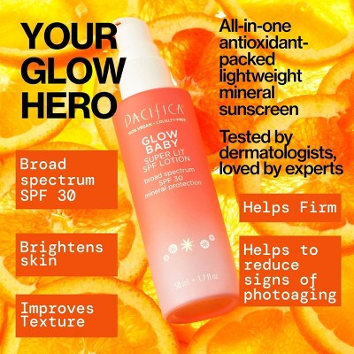 Pacifica Glow Baby Super Glow Face Lotion SPF 30 1.7 fl oz - Missing Box by This is Beauty US