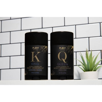 Play Pits Queen Natural Solid Deodorant 2.65oz - Imperfect Container by This is Beauty US