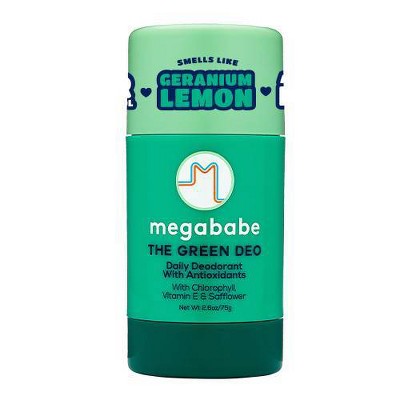 Megababe The Green Deo Daily Solid Deodorant with Antioxidants 2.6oz - New by This is Beauty US