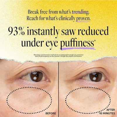 derma e Vitamin C Bright Eyes Hydro Gel Patches 60ct - New