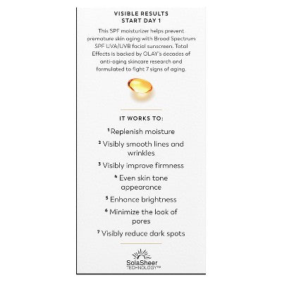 Olay Total Effects Face Moisturizer SPF 30 1.7 fl oz - Missing Box by This is Beauty US