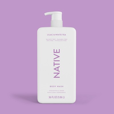 Native Body Wash Lilac &amp; White Tea 36 fl oz - Imperfect Container by This is Beauty US