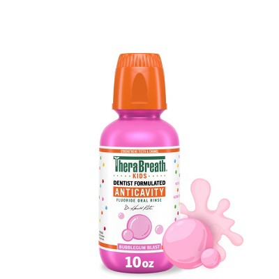 TheraBreath Kids Bubble Gum Mouthwash 10oz - New by This is Beauty US