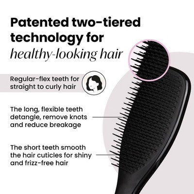Tangle Teezer Ultimate Detangler Hair Brush Black - Imperfect Box by This is Beauty US