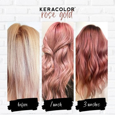 Keracolor Color + Clenditioner Temporary Hair Color Rose Gold 12 fl oz - New by This is Beauty US