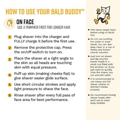 The Cut Buddy Bald Buddy Electric Cordless Head Shaver - Imperfect Box by This is Beauty US