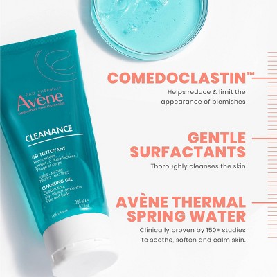 Avene Cleanance Cleansing Face and Body Gel for Acne Prone &amp; Oily Skin 6.7 fl oz - Imperfect Container by This is Beauty US