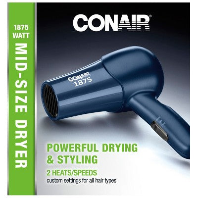 Conair Navy Mid Size Turbo Dryer - Imperfect Box by This is Beauty US