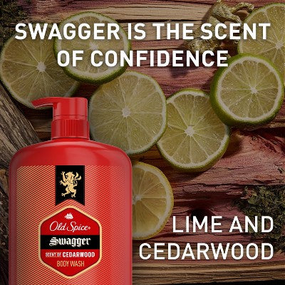 Old Spice Red Zone Swagger Body Wash 33.4 fl oz - New by This is Beauty US