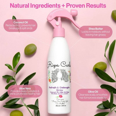 Rizos Curls Refresh &amp; Detangle Spray 10 fl oz - Imperfect Container by This is Beauty US
