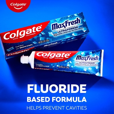 Colgate Max Fresh Toothpaste Cool Mint 6.3oz/3pk - Imperfect Box by This is Beauty US